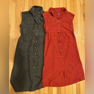 Old Navy Sleeveless Midi Dress Bundle